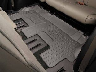 3D килимки для Toyota Sequoia 2007- какао 3 ряд Bench seating WeatherTech 470936 141773 фото