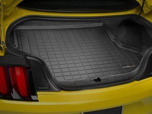 Килимок у багажник для Ford Mustang 2015- чорний WeatherTech 40727 237029 фото