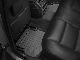 3D килимки для BMW 5 F10 2014-2016 чорні задні WeatherTech 443133 46178 фото