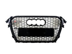 Решітка радіатора на Audi A4 B8 2011-2015 стиль RS4 Black 429928 фото