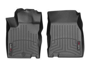 3D килимки для Nissan Qashqai 2014- чорні передні WeatherTech 446921 98303 фото