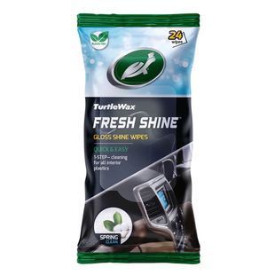 Салфетки для салона Turtle Wax Fresh Shine Spring Fresh Gloss Wipes глянцевые 24 шт 418370 фото