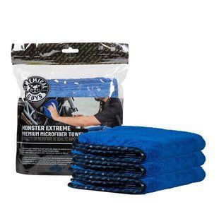 Мікрофібровий рушник Chemical Guys Monster Extreme Thickness Towel Blue 40 x 40 см 409707 фото