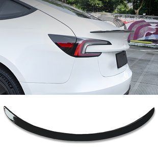 Спойлер на Tesla Model 3 2023- P style черный глянец 523076 фото