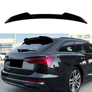 Спойлер на Audi A6 C8 2019-2024 Avant S-line Чорний глянець 522890 фото