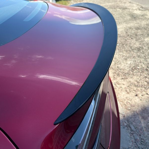Спойлер на Tesla Model 3 2023- P style черный глянец 523076 фото