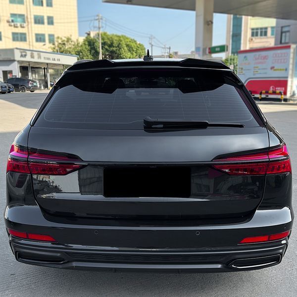 Спойлер на Audi A6 C8 2019-2024 Avant S-line Чорний глянець 522890 фото