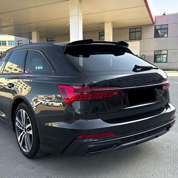 Спойлер на Audi A6 C8 2019-2024 Avant S-line Чорний глянець 522890 фото