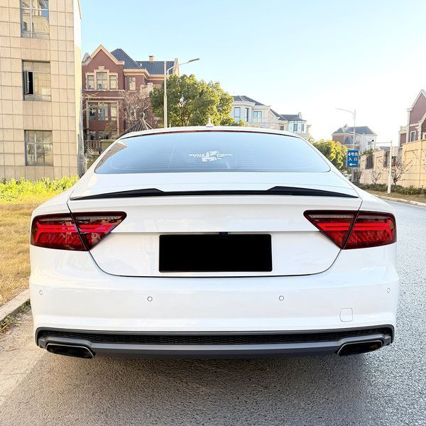Спойлер на Audi A7 2010-2017 чорний глянець 425511 фото