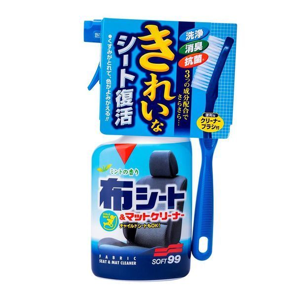 Очисник тканинних сидінь Soft99 Fabric Seat & Mat Cleaner 400 мл 417825 фото Очисник тканинних сидінь Soft99 Fabric Seat & Mat Cleaner 400 мл 417825 фото