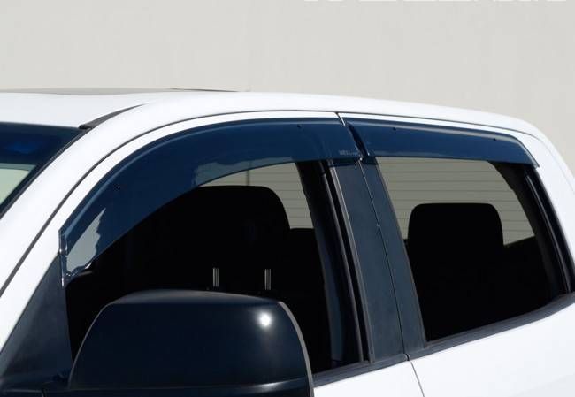 Дефлекторы окон на Toyota Tundra 2007-2019 CrewMax Premium Series WELLvisors 3-847TY034 209112 фото