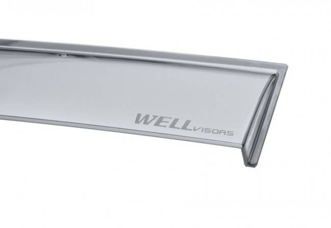 Дефлекторы окон на Toyota Tundra 2007-2019 CrewMax Premium Series WELLvisors 3-847TY034 209112 фото