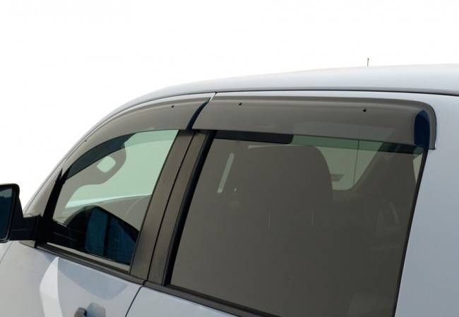 Дефлекторы окон на Toyota Tundra 2007-2019 CrewMax Premium Series WELLvisors 3-847TY034 209112 фото