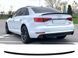 Спойлер на Audi A4 B9 2015- V2 чорний глянець 431448 фото 1
