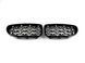 Решітка радіатора на BMW 5 F10, F11 2010-2017 Diamond Black Silver 429108 фото 1