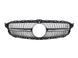 Решітка радіатора на Mercedes C-class W205 2018-2021 Black Diamond під камеру 427437 фото 3