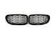 Решітка радіатора на BMW 5 F10, F11 2010-2017 Diamond Black Silver 429108 фото 4