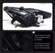Передние фары на Ford Mustang 2014-2017 Full LED 2024 look черные 430811 фото 13