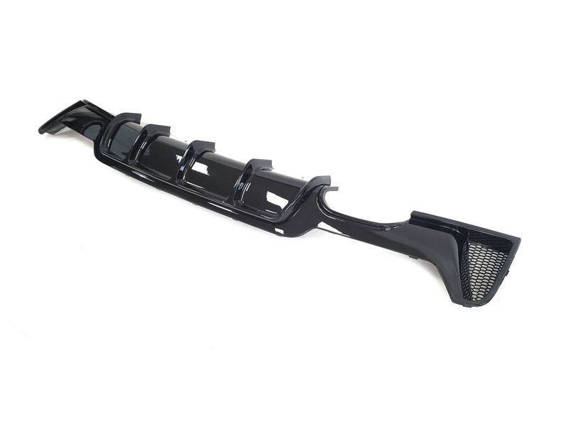 Диффузор (заднего бампера) Черный глянец (M-Performance) 00-- на BMW 4 F32, F33 2013-2020 427778 фото