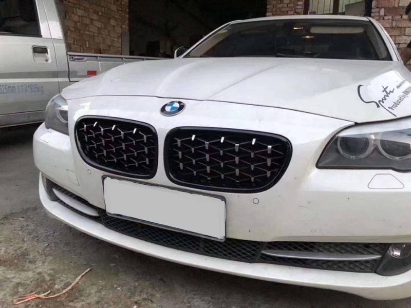 Решітка радіатора на BMW 5 F10, F11 2010-2017 Diamond Black Silver 429108 фото