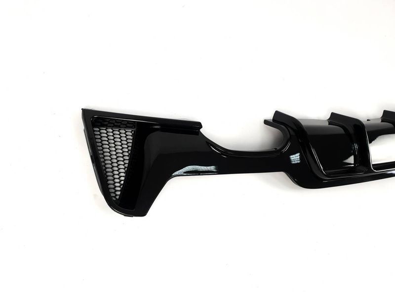 Диффузор (заднего бампера) Черный глянец (M-Performance) 00-00 на BMW 4 F32, F33 2013-2020 429693 фото