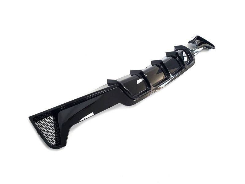 Диффузор (заднего бампера) Черный глянец (M-Performance) 00-- на BMW 4 F32, F33 2013-2020 427778 фото