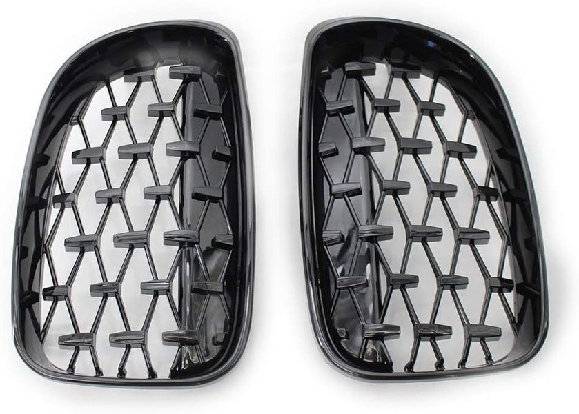Решітка радіатора на BMW 1 E81, E82, E87, E88 2007-2013 Black Diamond 355207 фото