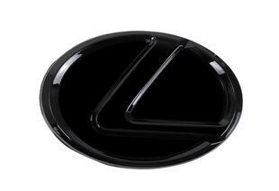 Автологотип емблема Lexus Full Black 150мм чорний глянець 522612 фото