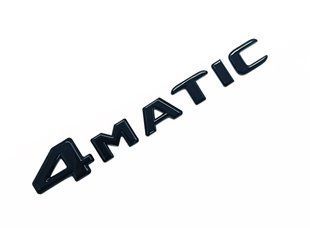 Автологотип емблема напис Mercedes 4MATIC чорний глянець 227084 фото