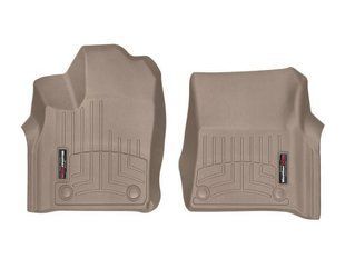 3D килимки для Jeep Grand Cherokee 2016- EUR бежеві передні WeatherTech 459801 98220 фото