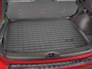 Коврик в багажник для Nissan Qashqai 2014- верхняя полка черный WeatherTech 40725 142145 фото