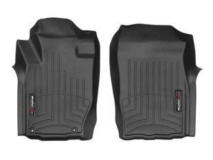 3D коврики для Mitsubishi L200 2016- черные передние WeatherTech 448791 98296 фото