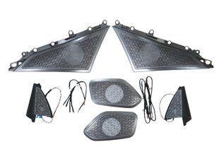 Сетки на динамики Silver на BMW 5 Series G60/G61 2023-2025 года 522484 фото