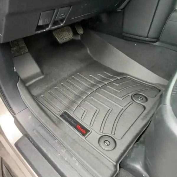 3D килимки для Toyota Land Cruiser Prado 150 2013-2024 чорні передні WeatherTech 4415461 190198 фото