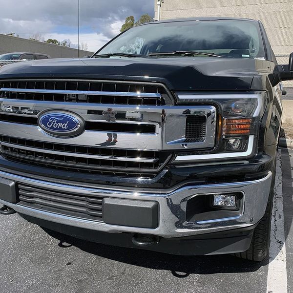 Альтернативная оптика передняя на Ford F-150 2018-2020 PRO series Jet-Black 242538 фото