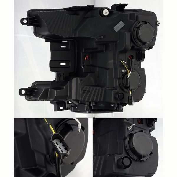 Альтернативная оптика передняя на Ford F-150 2018-2020 PRO series Jet-Black 242538 фото