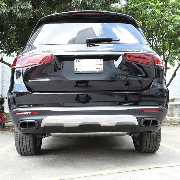 Накладки на вихлоп для Mercedes GLC GLE GLS 2018- Черный глянец 425667 фото