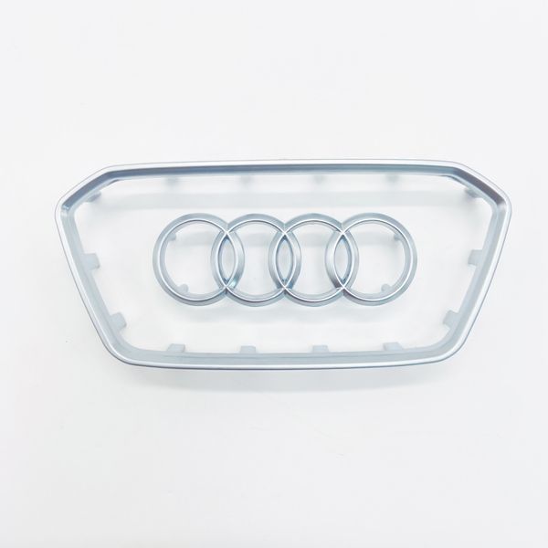 Значок рамка эмблема на руле Audi 2017 - серая 424929 фото Значок рамка эмблема на руле Audi 2017 - серая 424929 фото