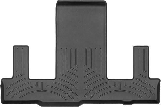 3D килимки для Cadillac Escalade, Chevrolet Tahoe, GMC Yukon 2020- чорні 3 ряд Bucket Seating WeatherTech 4416323 236988 фото