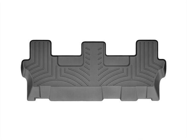 3D килимки для Toyota Sequoia 2007- чорні 3 ряд Bench seating WeatherTech 440936 46908 фото