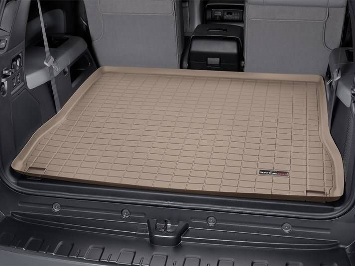 Килимок у багажник для Toyota Sequoia 2007- бежевий WeatherTech 41555 46057 фото