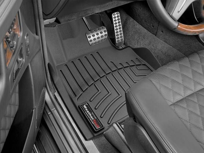 3D килимки для Mercedes G-class W463 2013-2018 чорні передні WeatherTech 444941 46591 фото