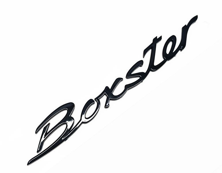 Автологотип емблема напис Porsche Boxster Black чорний глянець 9865592370070C 414656 фото