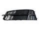 Решітки в бампер на Audi A6 C7 2014-2018 S-Line стиль S6 Full Black 429156 фото 3