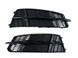Решітки в бампер на Audi A6 C7 2014-2018 S-Line стиль S6 Full Black 429156 фото 1