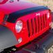 Дефлектор капоту на Jeep Wrangler 2007-2017 FormFit Hood Protector 414392 фото 1