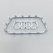 Значок рамка эмблема на руле Audi 2017 - серая 424929 фото 2
