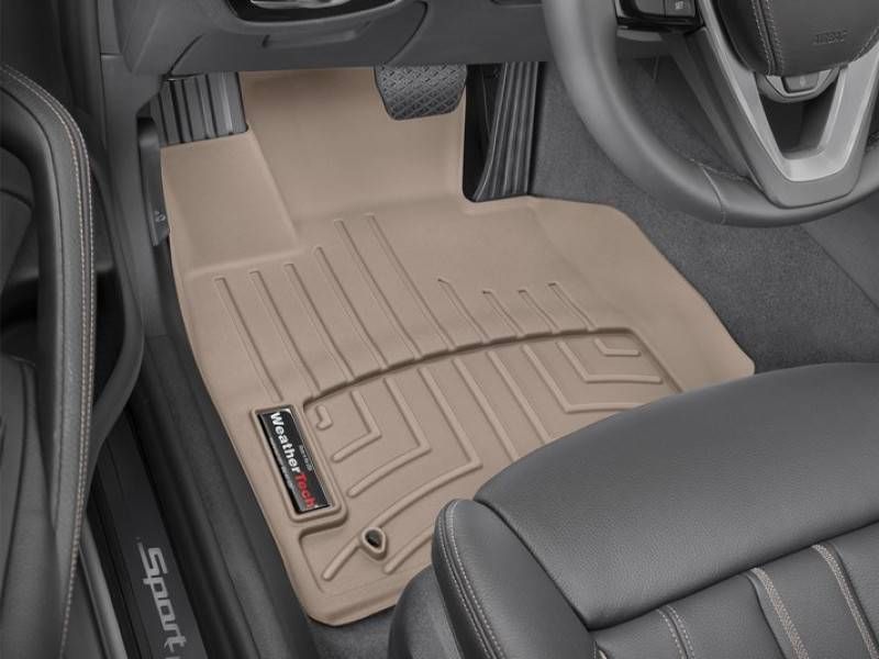 3D коврики для BMW 5 G30 2017- бежевые передние WeatherTech 4510891 46180 фото