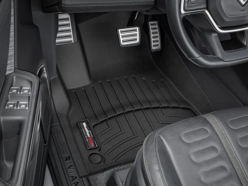 3D килимки для Rivian R1S, R1T 2021-2024 чорні передні WeatherTech 4417341 426544 фото