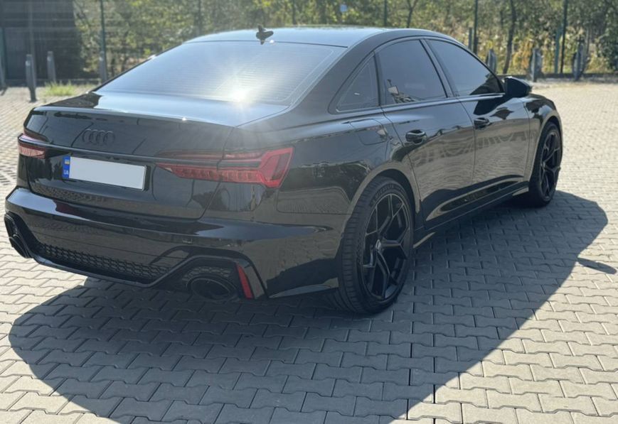 Комплект обвеса передний и задний бампер на Audi A6 C8 2018- в стиле RS6 429755 фото